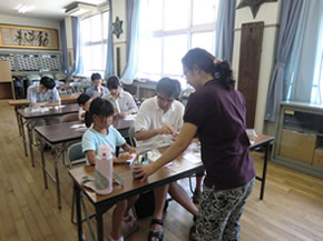 万華鏡教室の様子